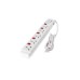 Huntkey PZC504 3 Pin 5 Port White PowerStrip